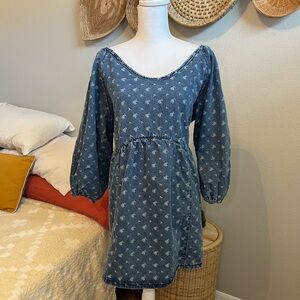 Pink Lily Denim Dress